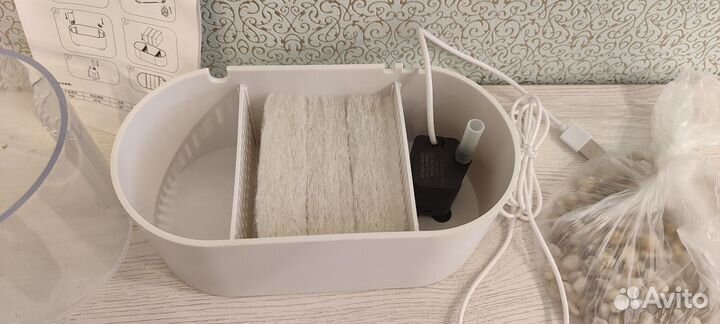 Аквариум с подсветкой и помпой