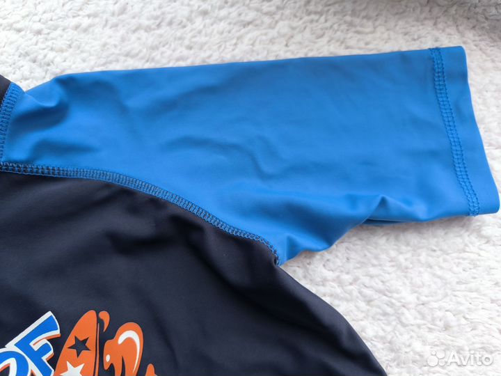 Рашгард для мальчика 134-140 синий