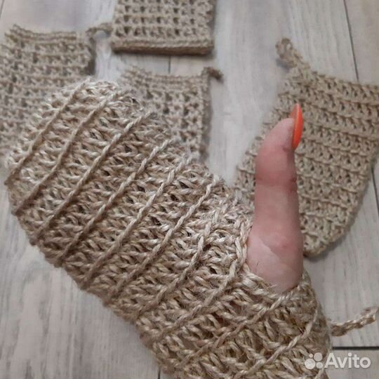 Мочалка ручной работы