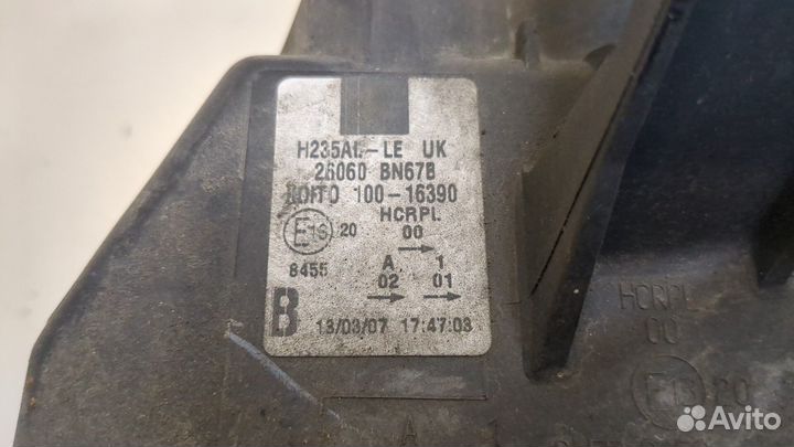 Фара (передняя) левая Nissan Almera N16