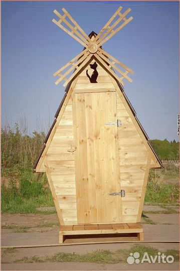 Уличный туалет домик с установкой JBS