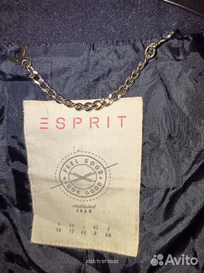 Шерстяное укороченное пальто Esprit 44/46