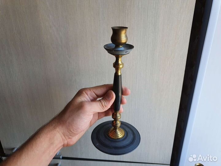 Бронзовые подсвечники винтаж