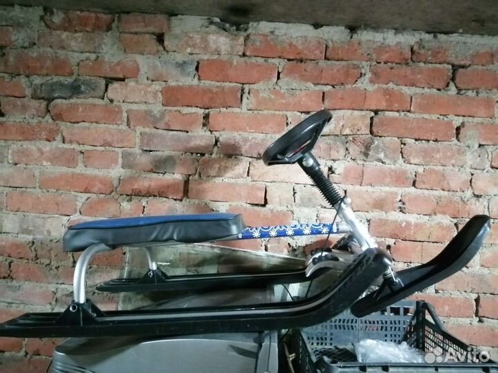 Детский снегокат бу, в хорошем состоянии