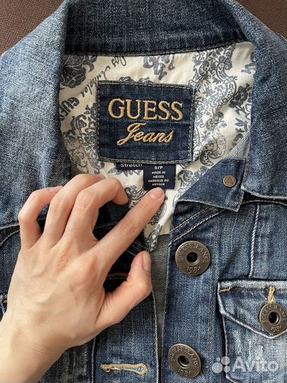 Джинсовая куртка guess xs