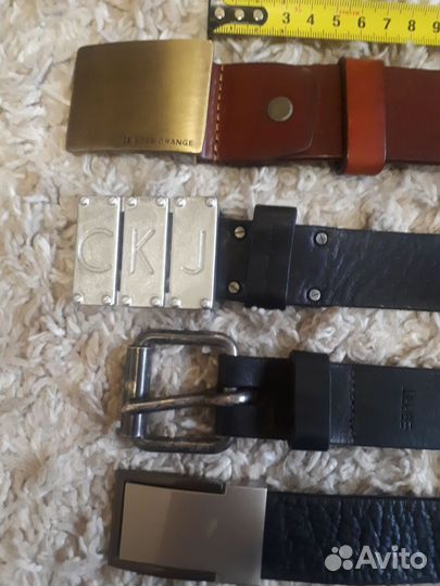 Ремень кожаный 95см