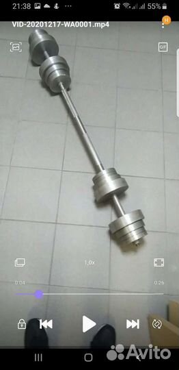 Гантели разборные