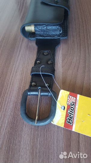 Ремень охотничий с подсумками кожаный К-20 HS-по-2