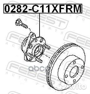 0282C11xfrm к-кт подшипника ступицы передней N