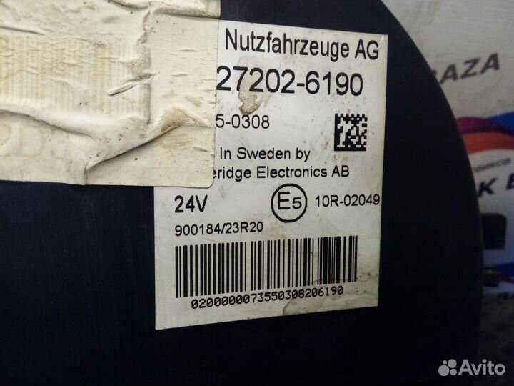 Панель приборов Man TGA, Man TGL, Man TGM