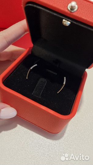 Золотые серьги каффы