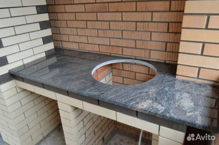 Столешница для барбекю зоны