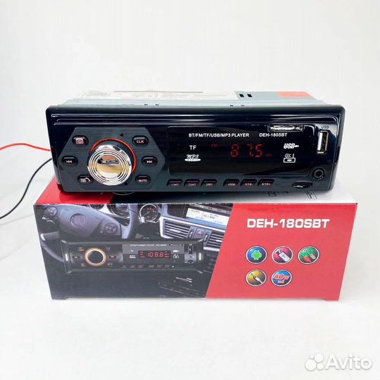 Магнитола Pioneer 213 (Bluetooth/USB/AUX)