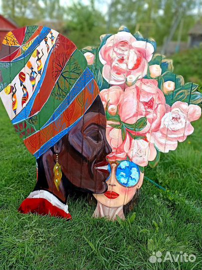 Деревянное панно