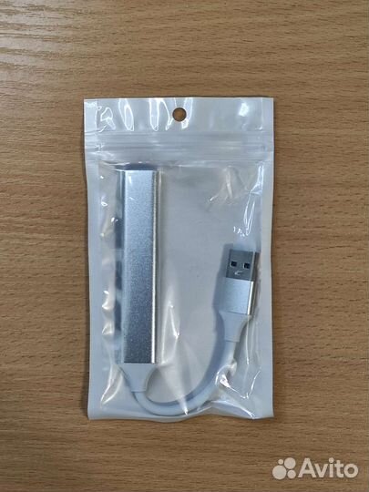 Разветвитель с 4 портами USB 3.0 цвет Silver