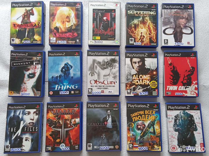 Игры для PS2 лицензия