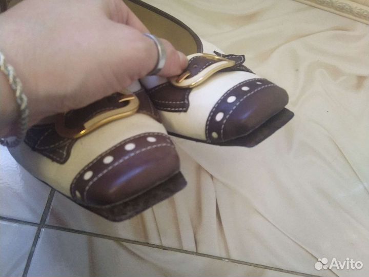 Туфли кожаные