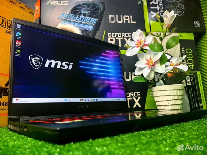 Игровой ноутбук MSI i5 / RTX 3050 4 Gb