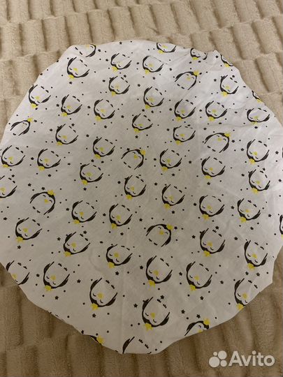 Простынь на круглый детский матрац