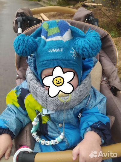 Шапка шлем для мальчика