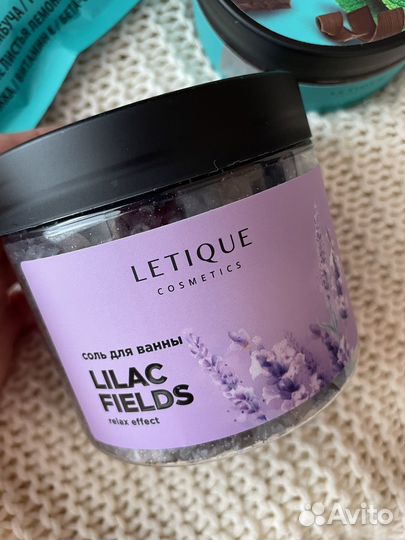 Косметика летик скраб, соль для ванн