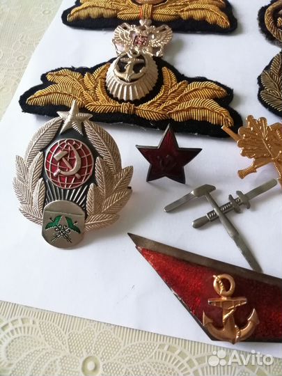 Кокарды вмф СССР и России