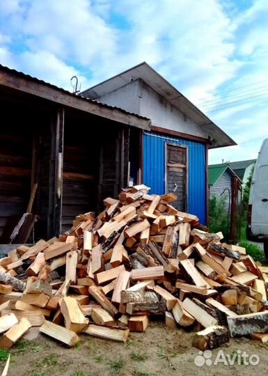 Дрова в укладку любого объема Березовые в Выборге