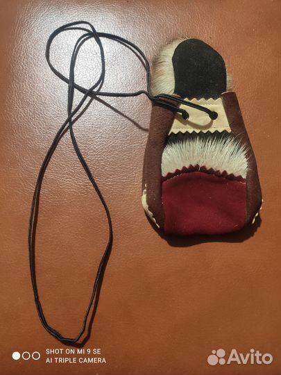 Кошелек на шею замша СССР