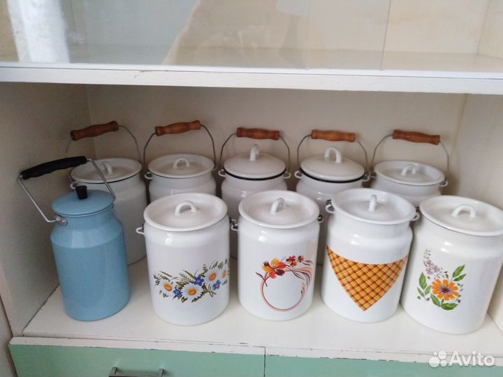 Эмалированная посуда СССР новая