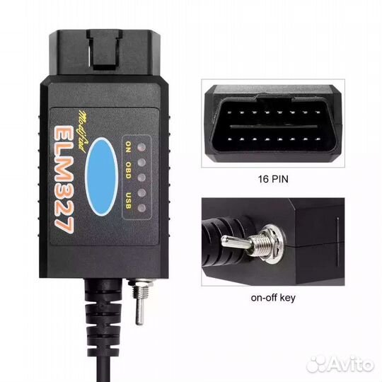 HS-CAN/MS-CAN ELM327 V1.5 USB pic18f25k80 ftdi