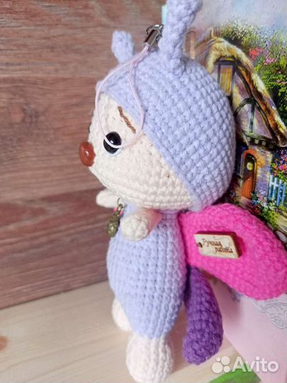 Игрушка бабочка, подвеска, брелок