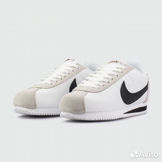 Nike Cortez Classic Nylon White Black