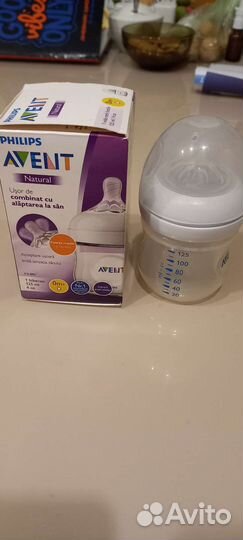 Бутылочки avent natural новые
