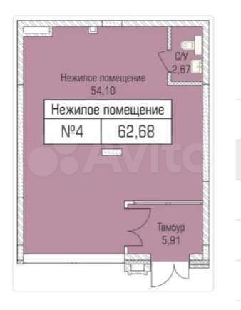 Торговая площадь, 62.61 м²