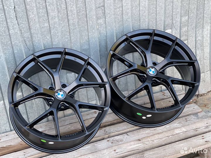 Диски R 20 5 120 BBS Style BMW f10 Black Разноширо