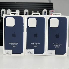 Silicone Case iPhone 15 pro max Новые Оригинал