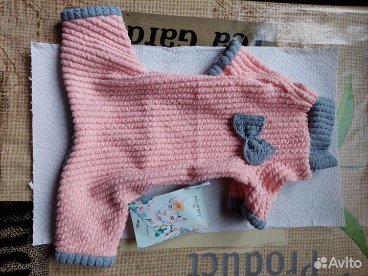 Вязаный свитер для питомца