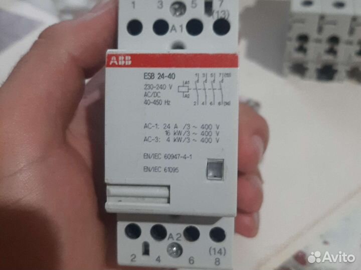 Модульный контактор аbb