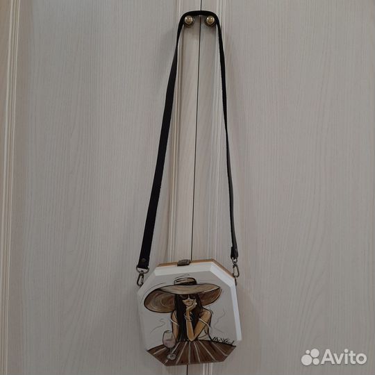 Сумка деревянная