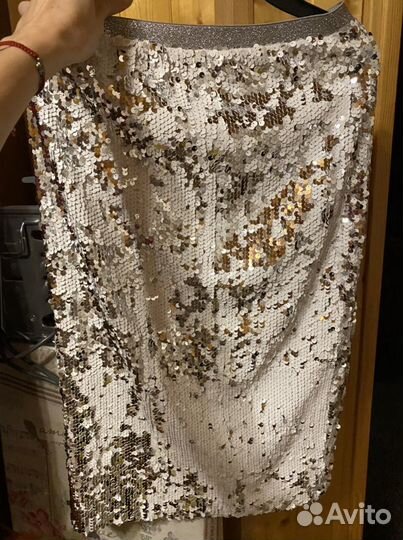 Юбка из пайеток