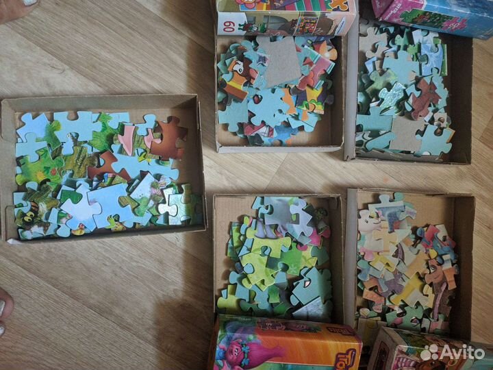 Пазлы детские.б.у