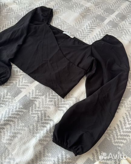 Топ вечерний черный