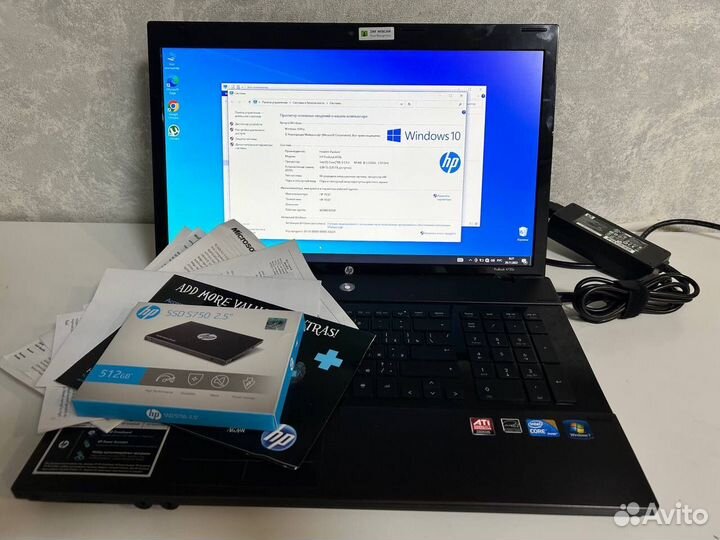 Hp probook 4720s 17дюймов intel core i5