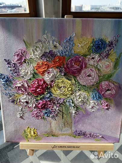 Картина маслом Букет цветов