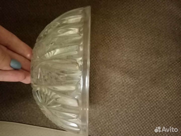 Ваза для фруктов хрусталь СССР