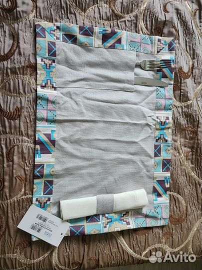 Салфетки сервировочные лен