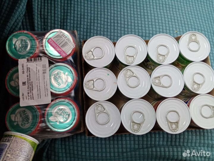 Пюре мясное тема и фрутоняня, фруктовое