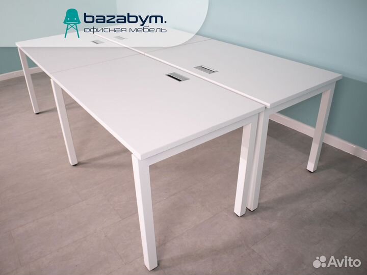 Стол бенч-система 4 рабочих места 73х250х150 см