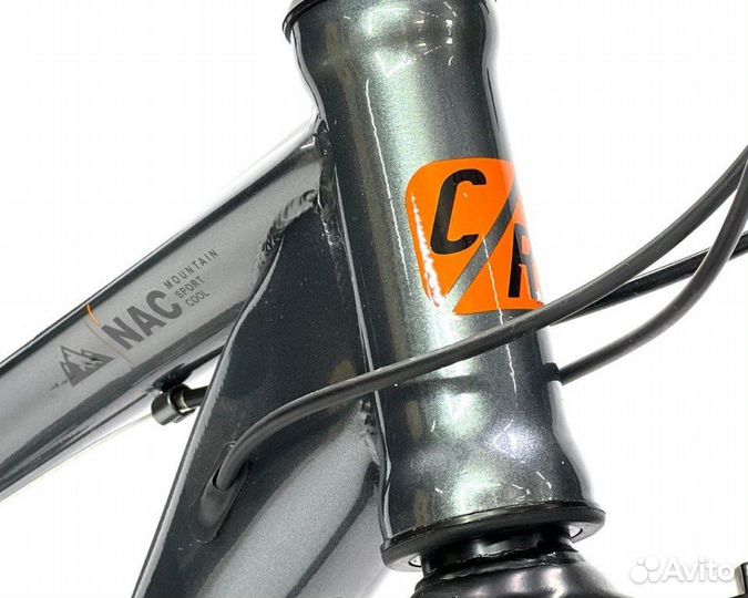 Велосипед cruzer shredder 24 2024 15'' серый