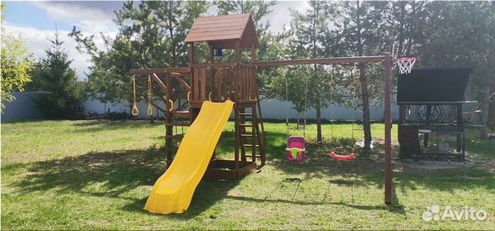 Детская площадка с гарантией 12 месяцев